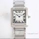 AAA Swiss Replica Cartier Tank Francaise Couple Watch White Roman Stainless Steel (2)_th.jpg